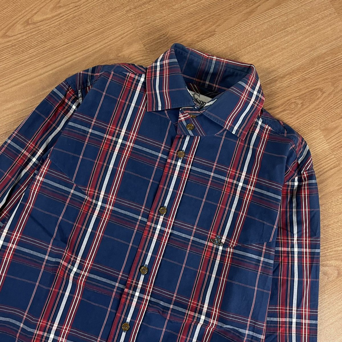 Vivienne Westwood Viviene Westwood Man Deformed Check Shirt Size US M / EU 48-50 / 2 - 3 Thumbnail