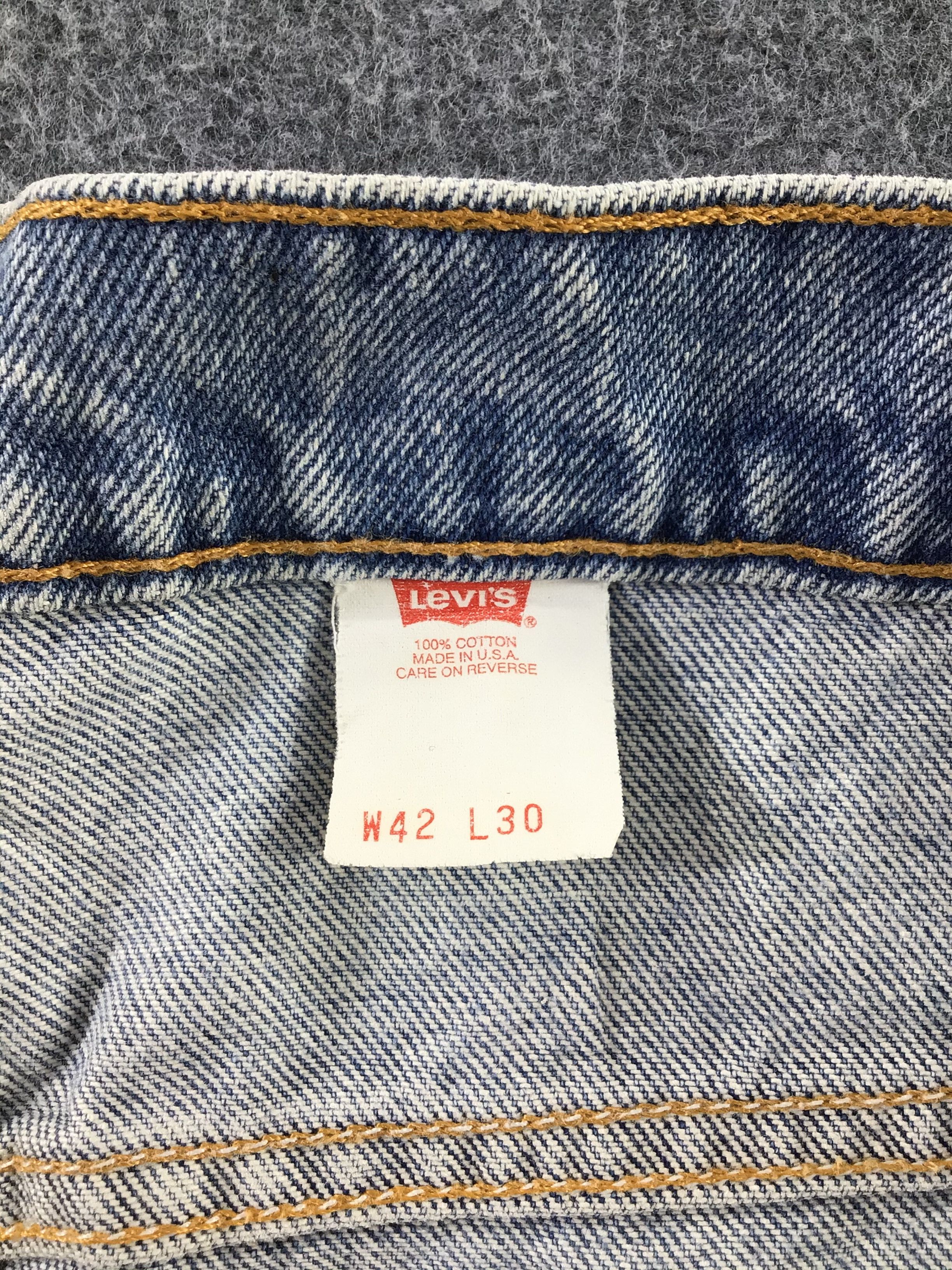 Levi's × Vintage Vintage 90s Levis 517 Orange Tab Jeans -JM305 Size US 41 - 11 Thumbnail