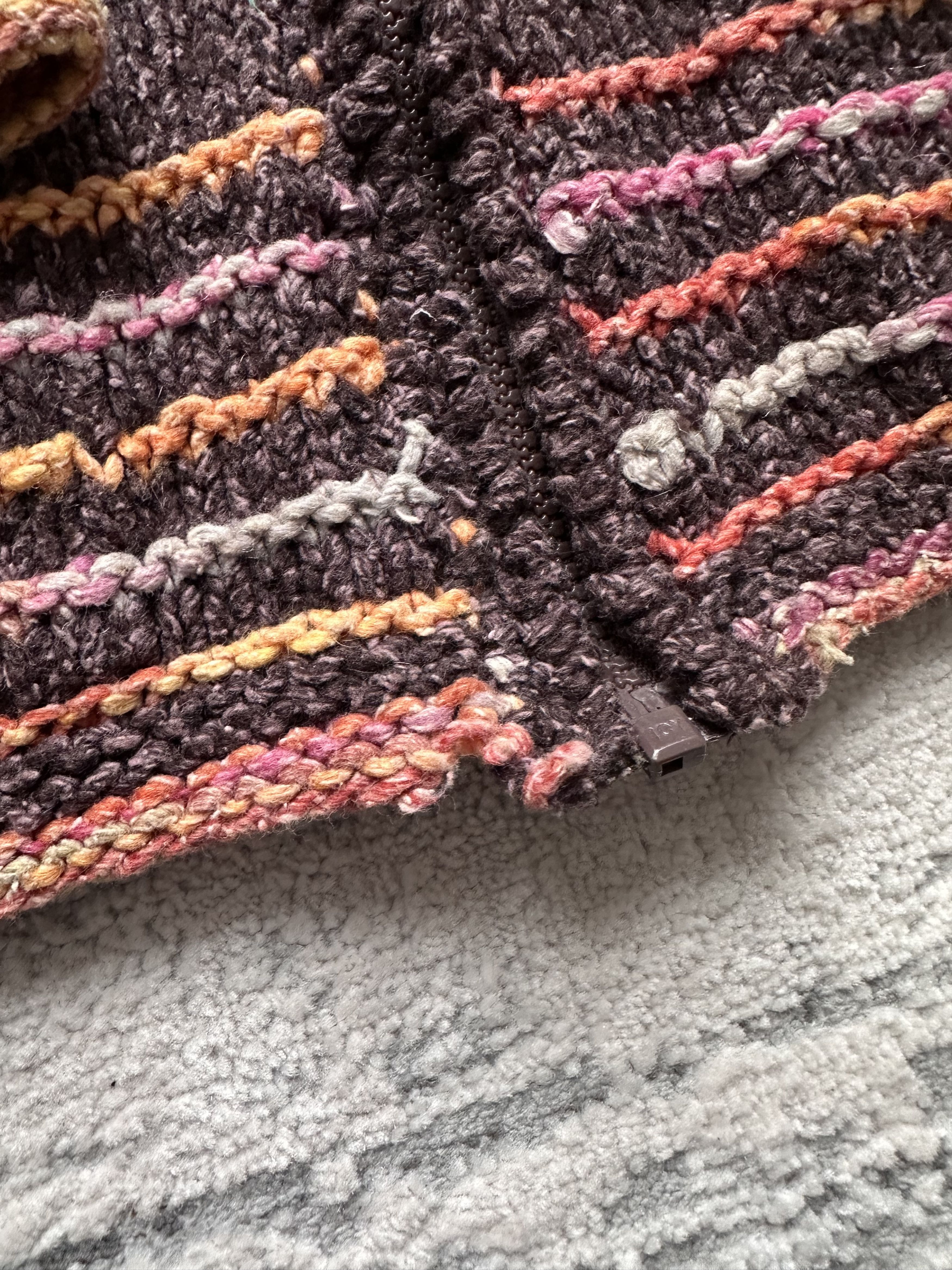 Other Pachamama Vintage Zip Sweater Size L / US 10 / IT 46 - 4 Thumbnail