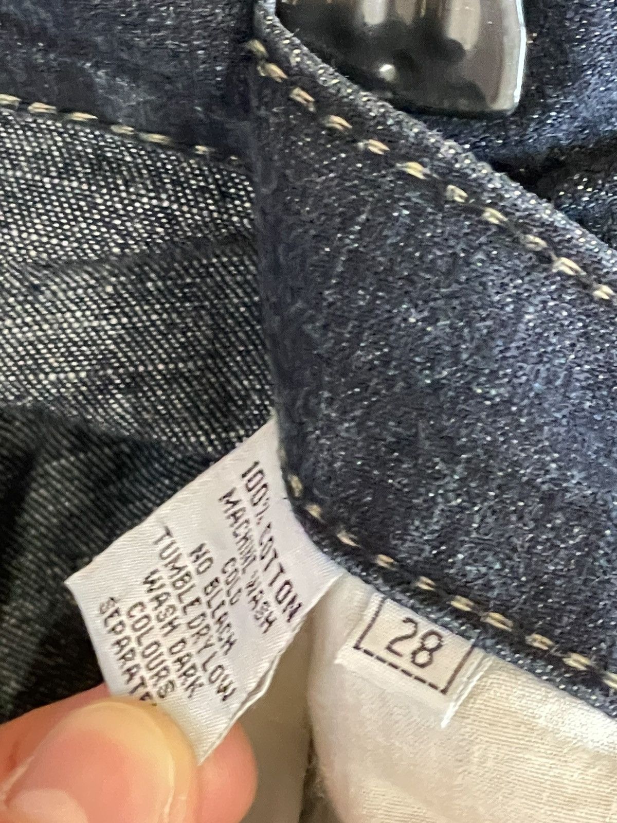 Vintage Y2K Vintage Southpole Style Hype Baggy Denim Cropped Pants Size 28" / US 6 / IT 42 - 12 Thumbnail