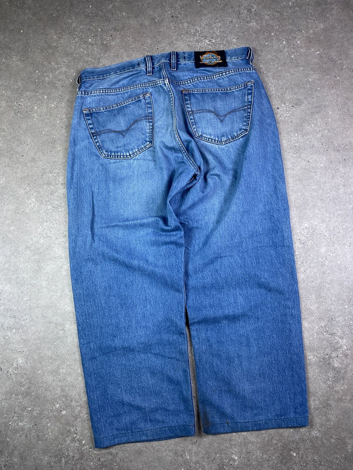Diesel × Vintage Vintage y2k Diesel Denim Baggy hop Pants Size US 38 / EU 54 - 1 Thumbnail