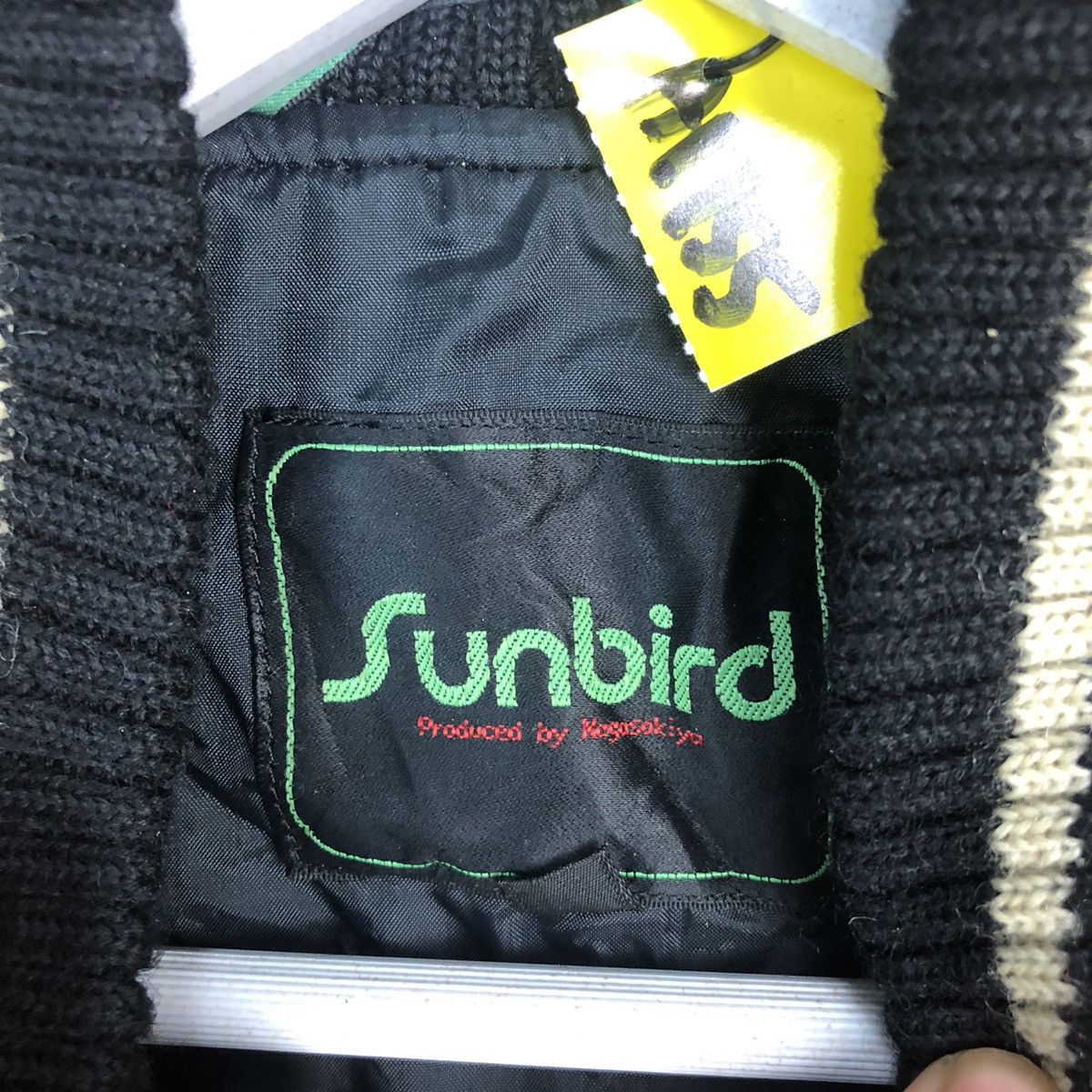 Japanese Brand Sunbird Black vintage plain Bombers varsity Jacket #A1755 Size US M / EU 48-50 / 2 - 9 Thumbnail