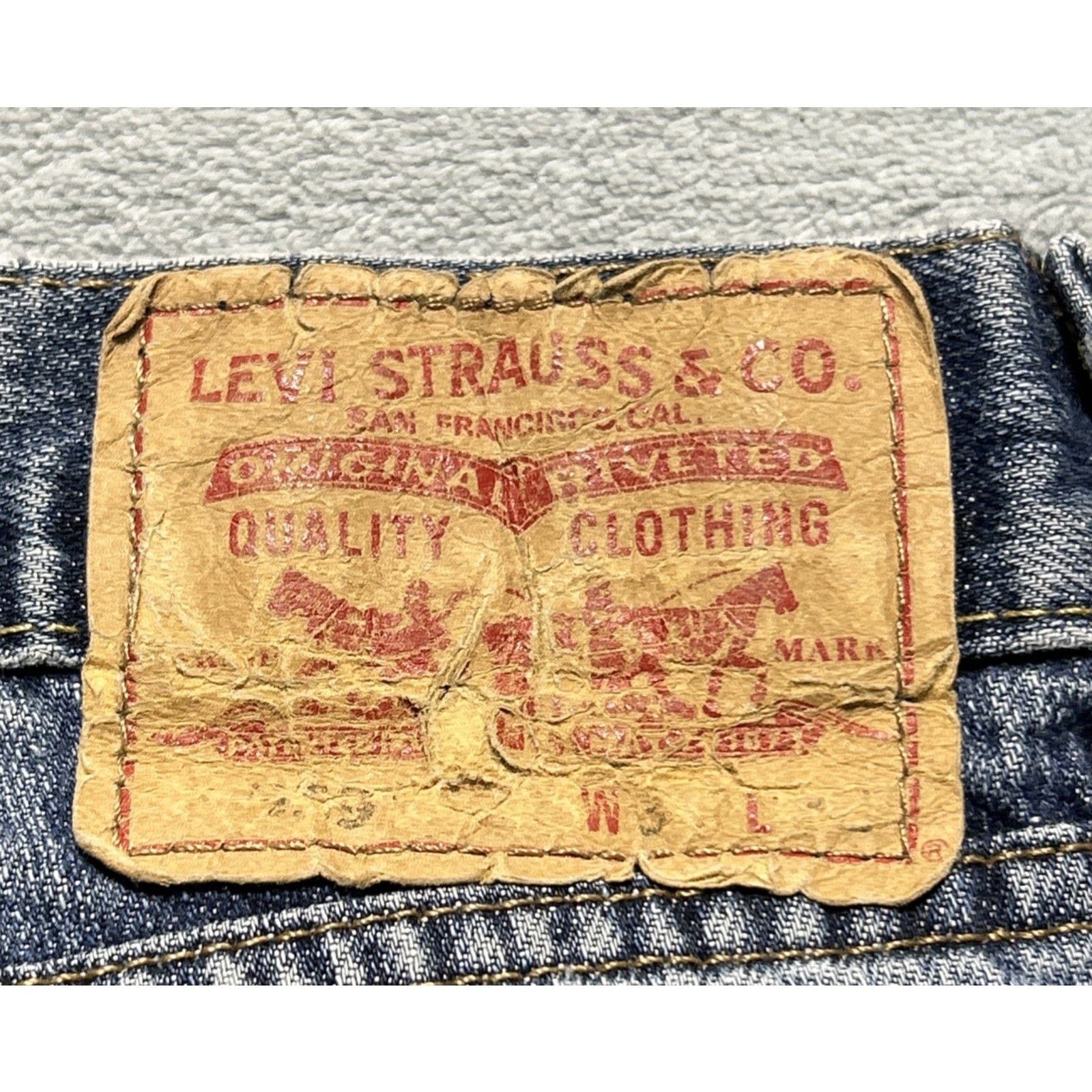 Levi's Levis 559 Beyond Baggy Jeans 36x32 Baggie Loose Hamilton Size 36" / US 14 / IT 50 - 4 Thumbnail