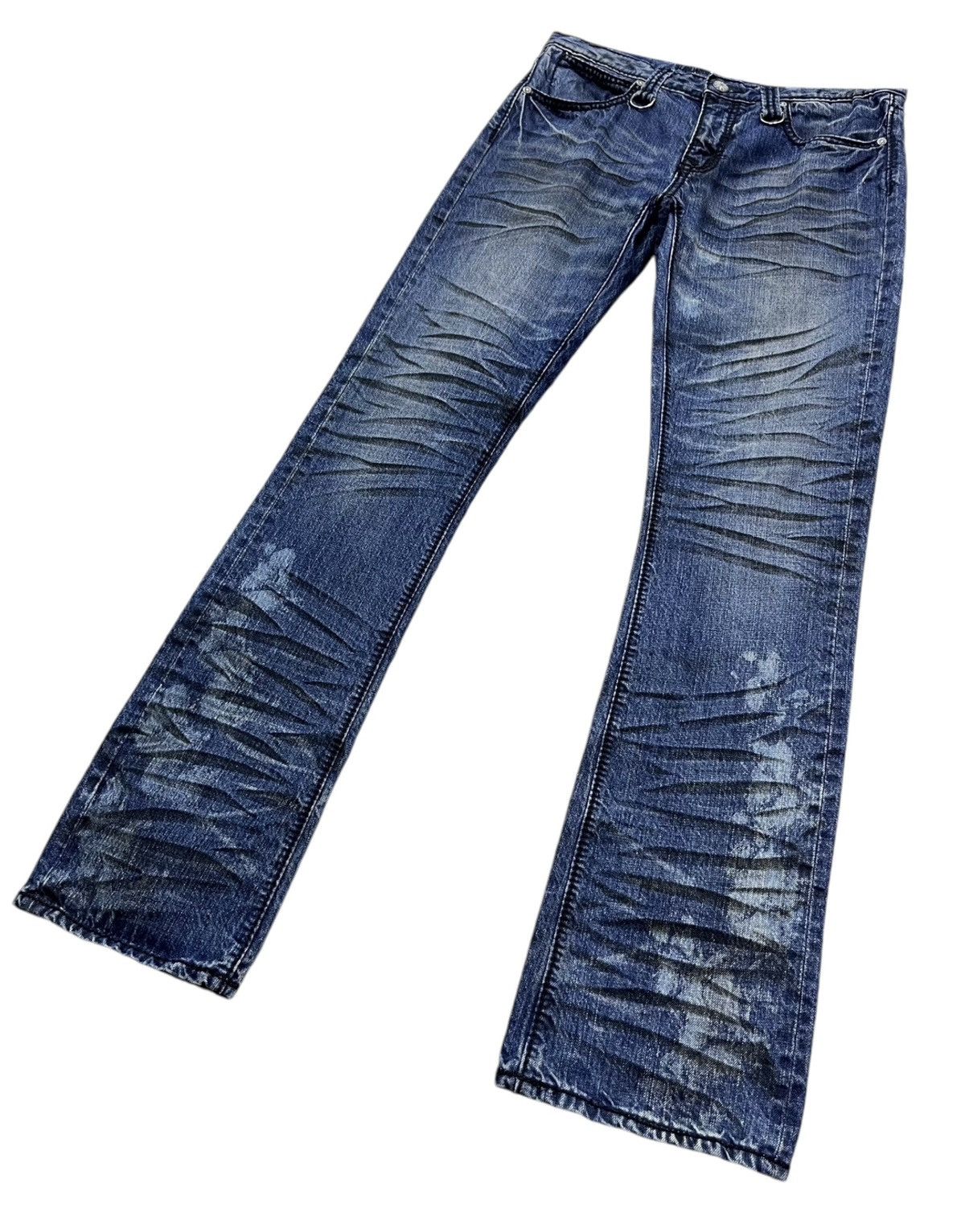 Craftsman STANDARDS OF URBAN CRAFT Charcoal Clawmark Bleach Wash Flare Size US 31 - 3 Thumbnail