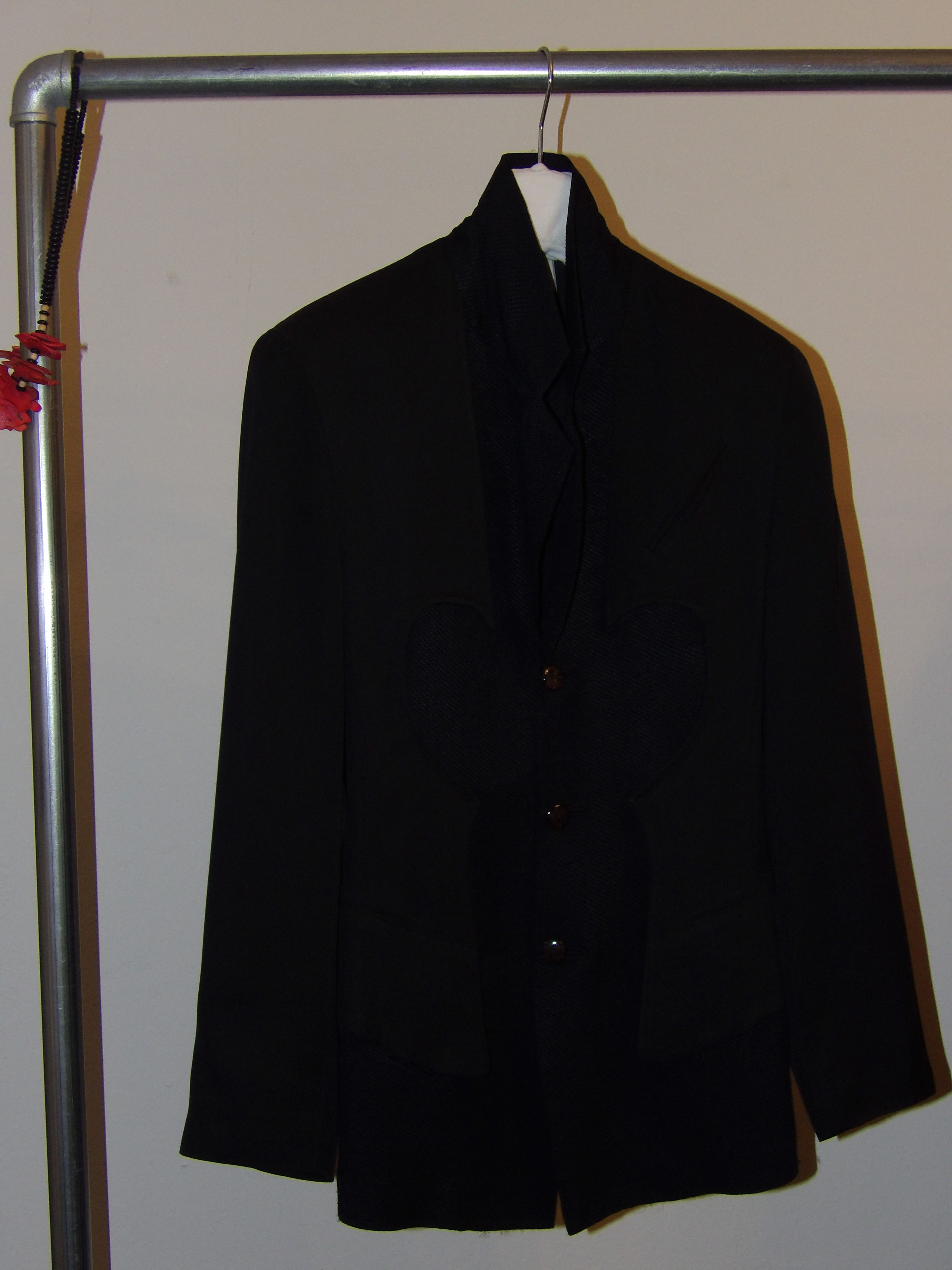 Matsuda Matsuda Black Paneled Blazer Size 48R - 1 Thumbnail