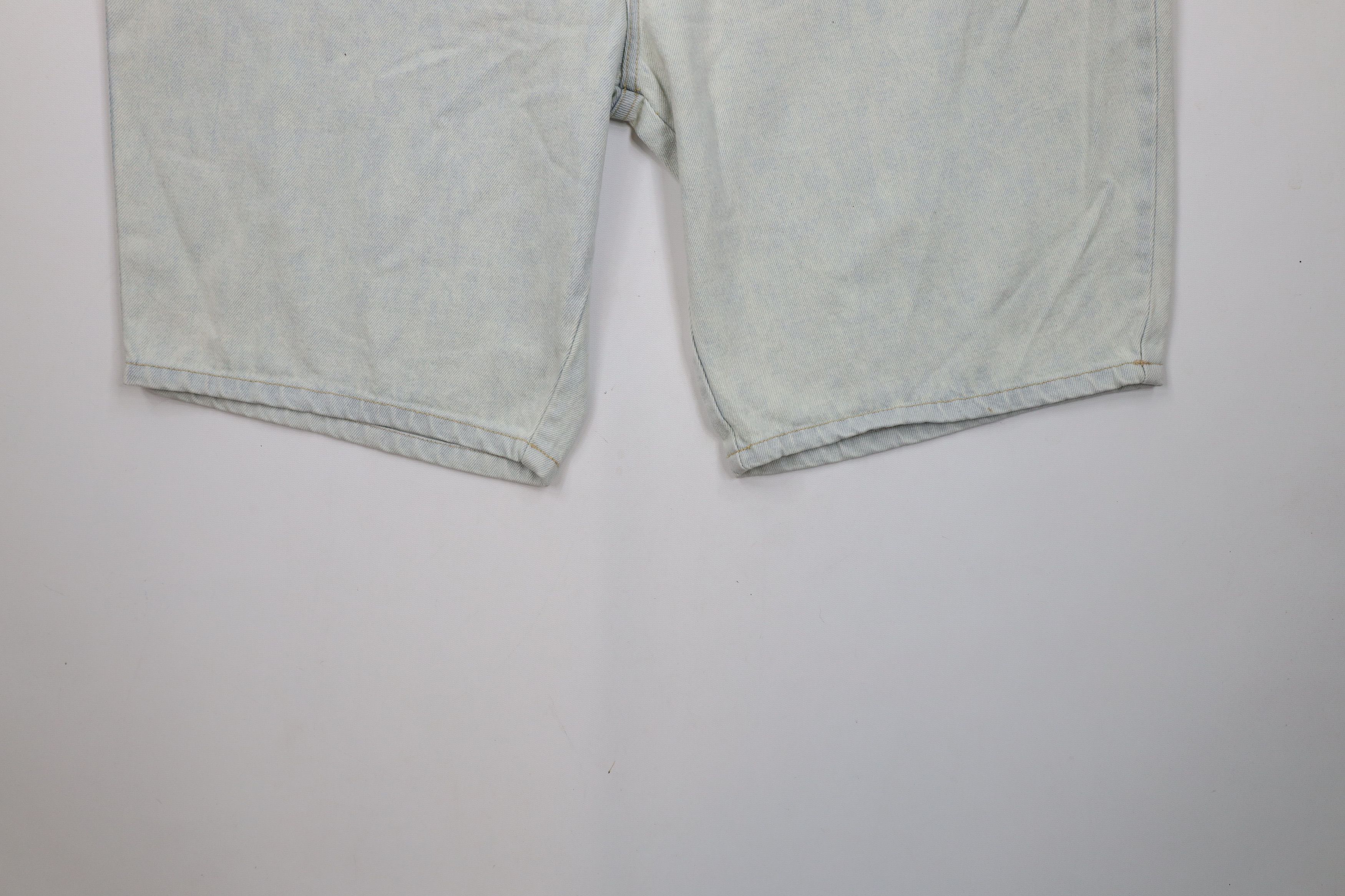 Vintage Deadstock Vintage 90s Streetwear Fit Denim Jean Shorts Blue Size US 42 / EU 58 - 4 Thumbnail