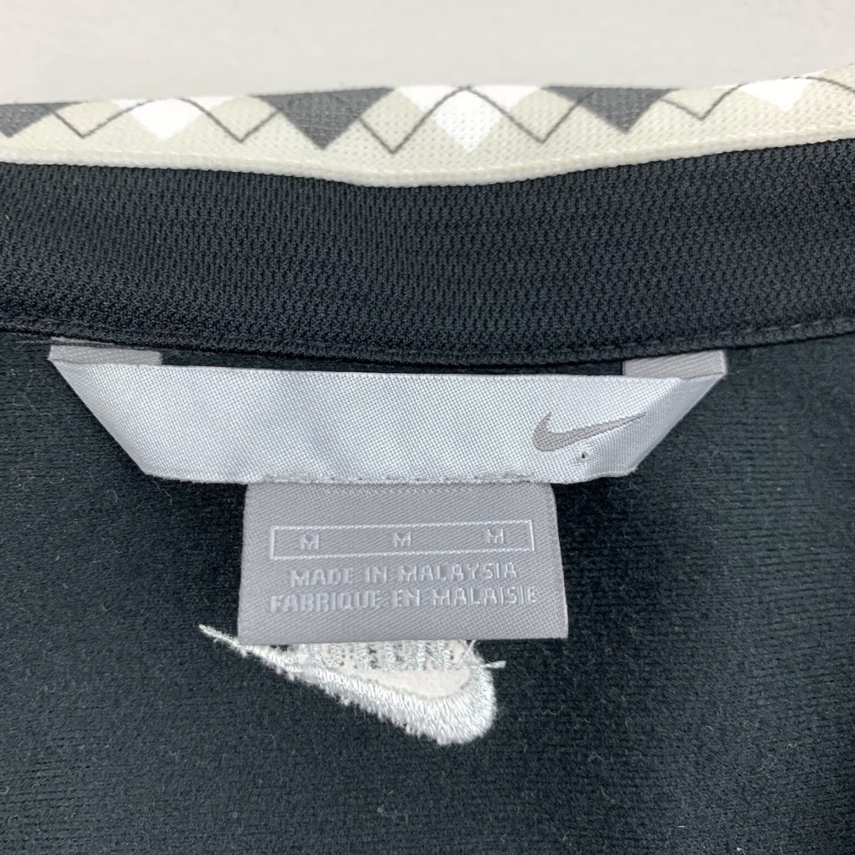 Nike VINTAGE Nike Jacket Men M Gray Black Y2K Track Soccer Sports Silver Tag Size US M / EU 48-50 / 2 - 5 Thumbnail