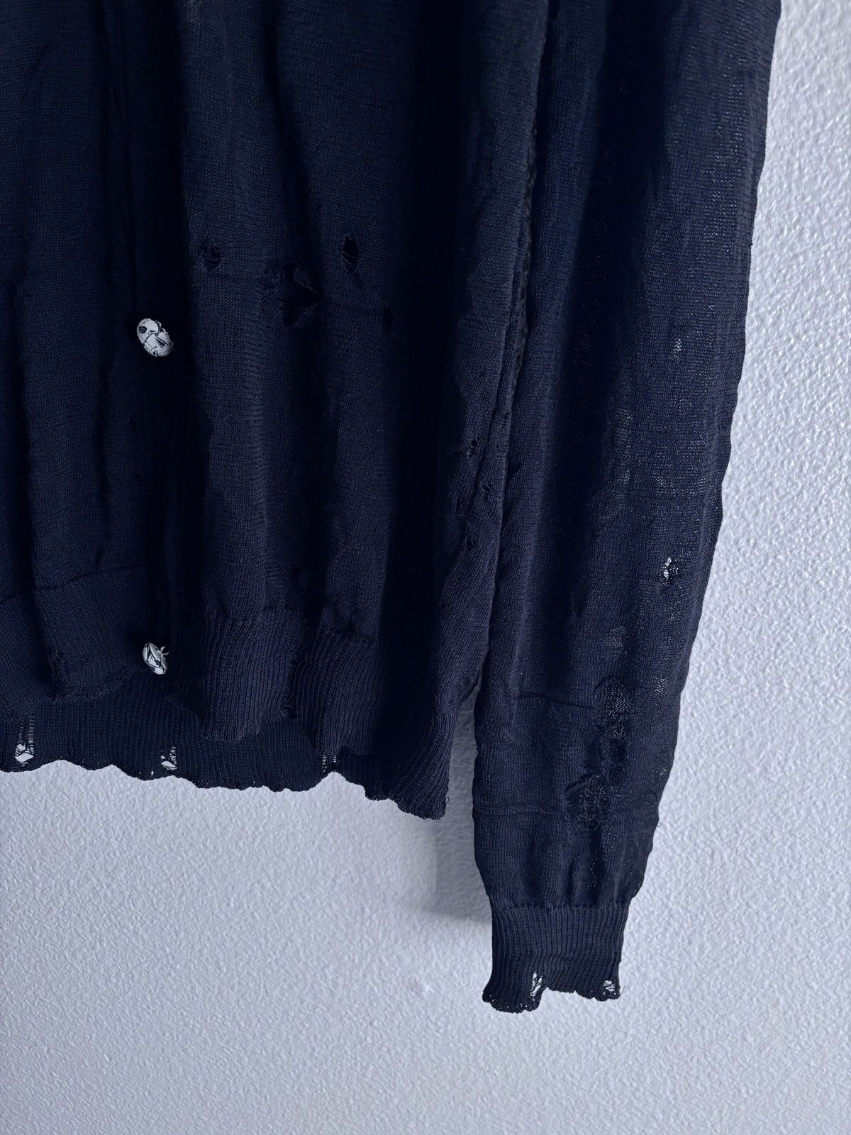Number (N)ine SS02 Grunge Cardigan Size US XL / EU 56 / 4 - 5 Thumbnail