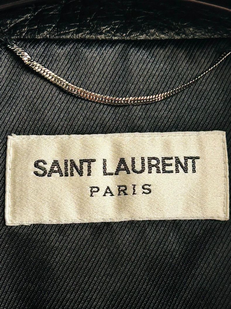 Saint Laurent Paris Saint Laurent Paris Classic Saint Laurent Leather Jacket f Size US XL / EU 56 / 4 - 2 Thumbnail