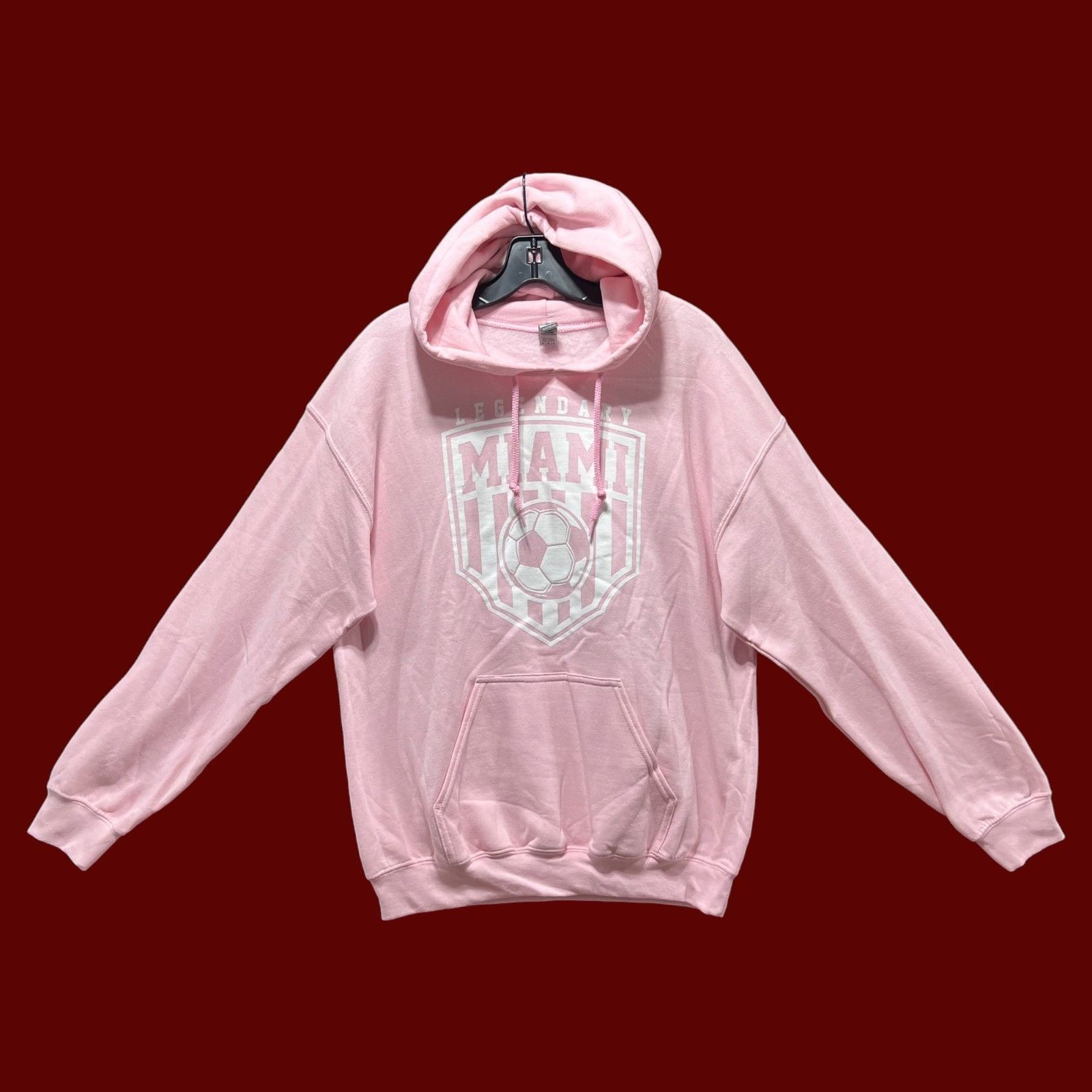 Gildan Gildan - Women's Long Sleeve Hooded Sweatshirt - Pink - Medi Size M / US 6-8 / IT 42-44 - 1 Thumbnail