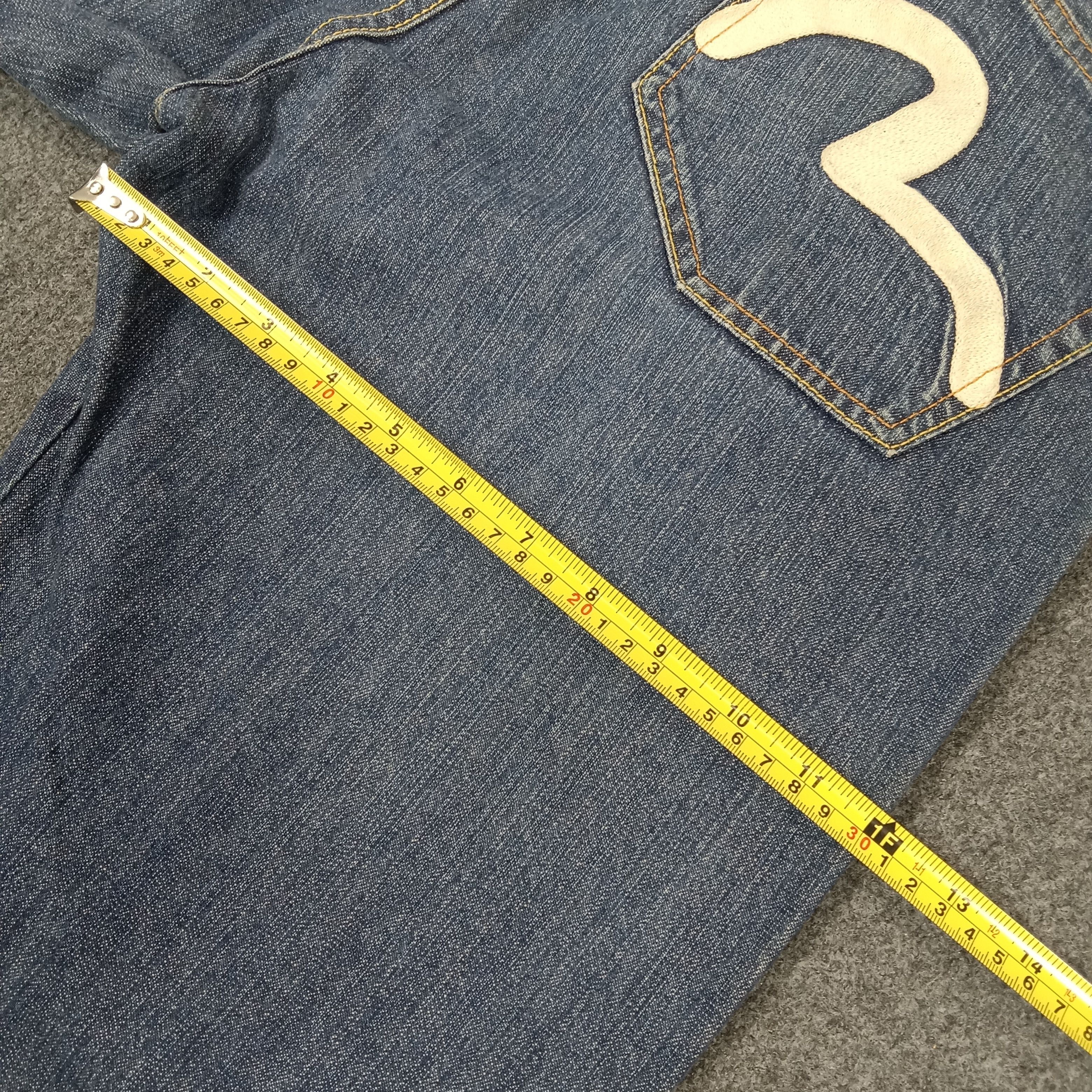 Evisu × Japanese Brand × Vintage Evisu Paris Japan Brand Daicock Custom Denim Jeans C217N10 Size US 30 / EU 46 - 13 Thumbnail