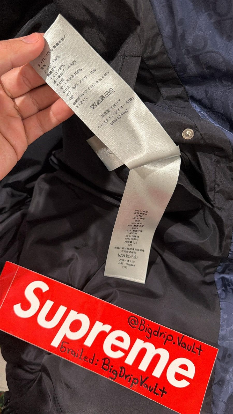 Dior Dior Oblique Down Jacket Size US S / EU 44-46 / 1 - 8 Thumbnail