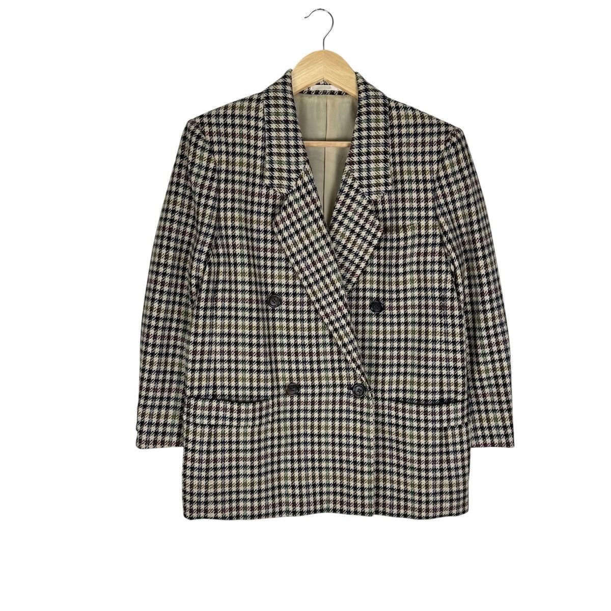 BURBERRYS X WILLIAM BROWN HOUNDSTOOTH BlAZER COAT