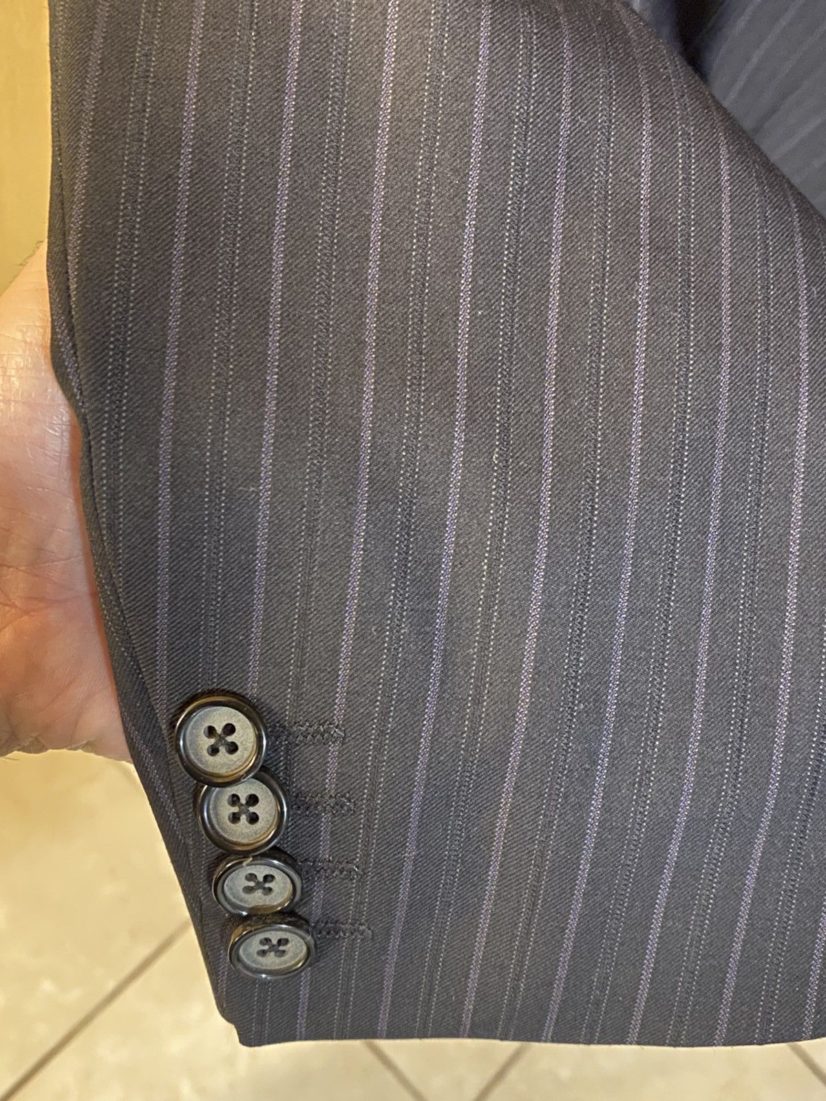 SCABAL Scabal Vintage Super 130’s Wool Suit–Size 54R–New w/Tags Size 54R - 8 Thumbnail