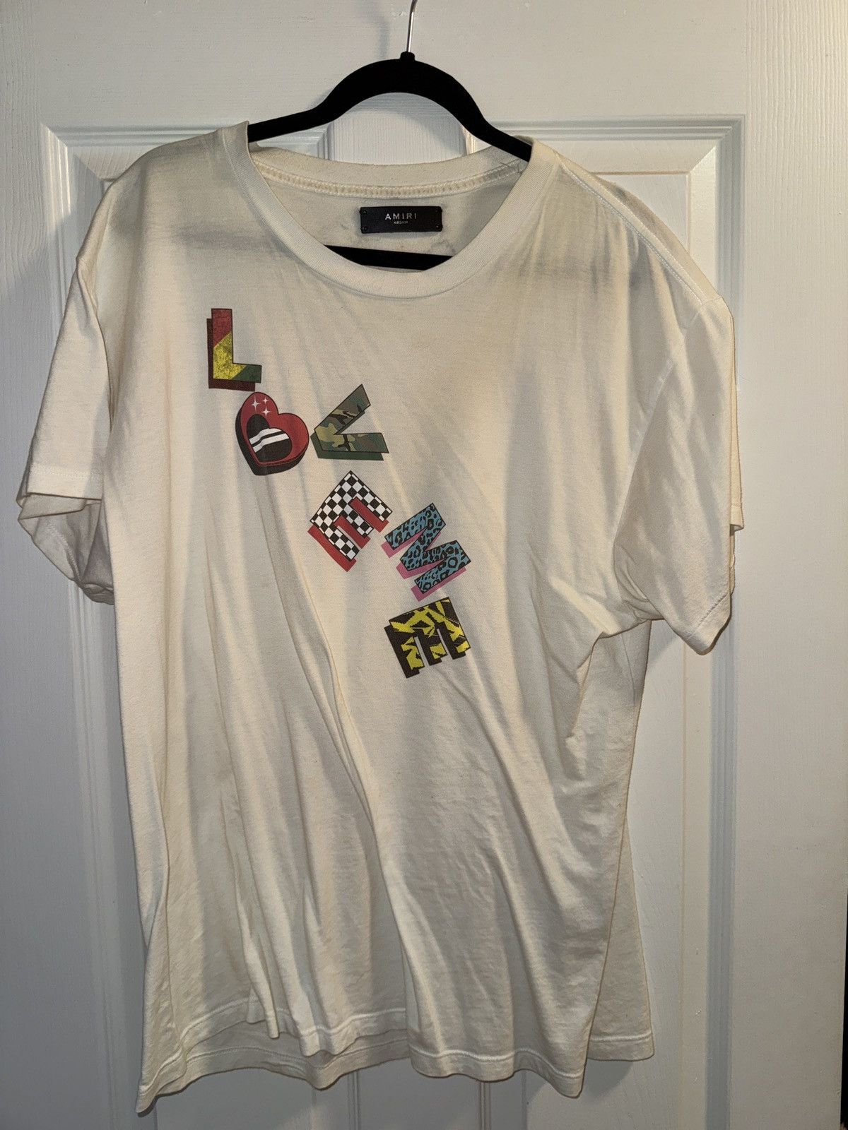 Amiri Love Me T-Shirt Size US M / EU 48-50 / 2 - 1 Thumbnail