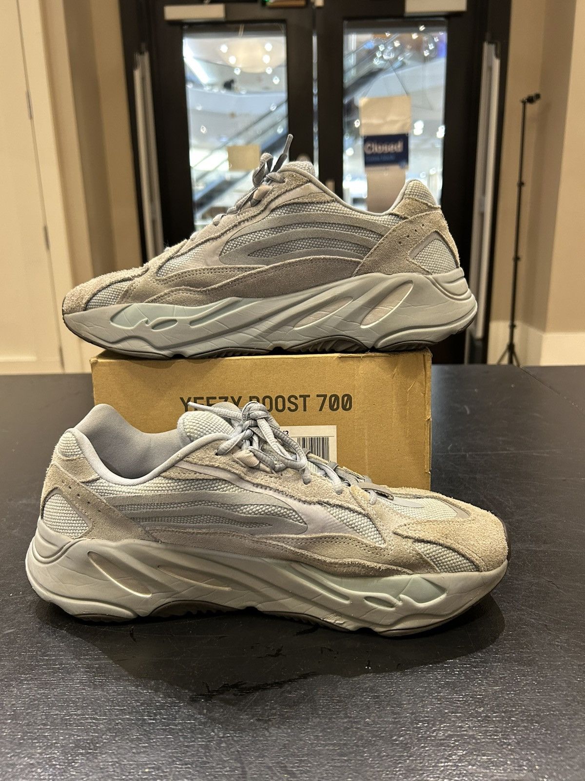 Adidas Adidas Yeezy Boost 700 V2 ‘Hospital Blue’ Size US 12 / EU 45 - 2 Thumbnail