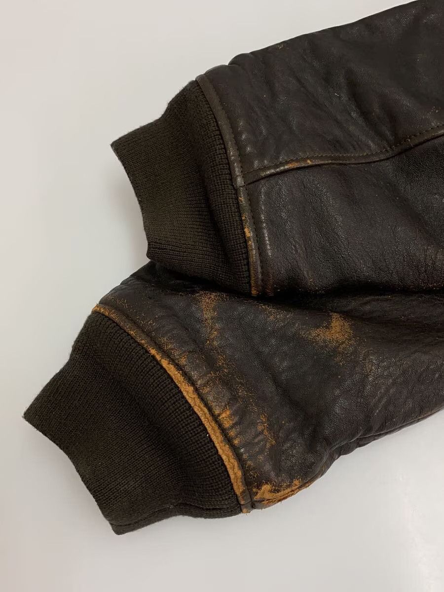 Avirex Avirex Plain Leather Flight Jacket Brown Size US M / EU 48-50 / 2 - 4 Thumbnail