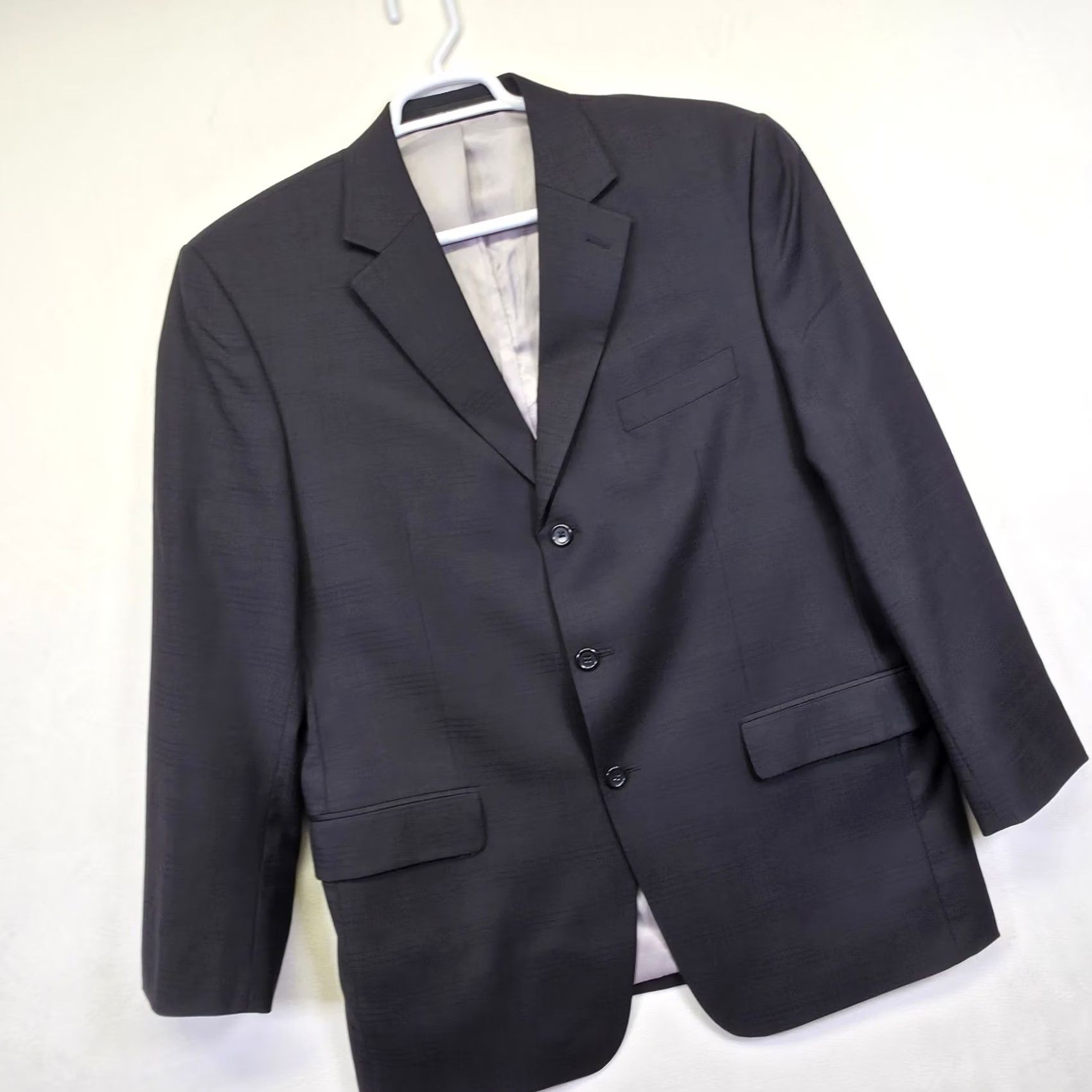 Vintage Michael Kors Blazer Mens 42R Black Wool Sport Coat Classic Formal Office Preppy Size 42R - 3 Thumbnail