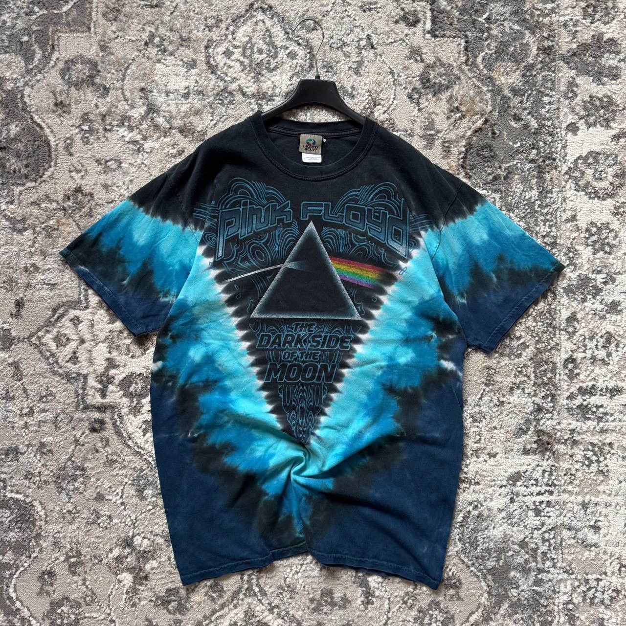 Pink Floyd Liquid Blue Pink Floyd Dark Side of The Moon T-Shirt Size US L / EU 52-54 / 3 - 1 Thumbnail