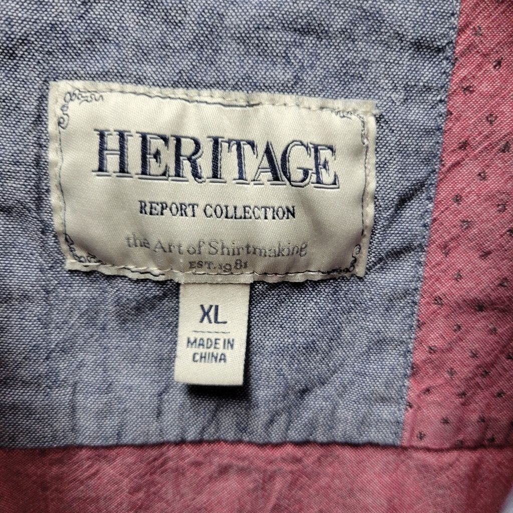 Report Collection Heritage Report Collection Slim-Fit Short Sleeves Button-Up Size US XL / EU 56 / 4 - 5 Thumbnail