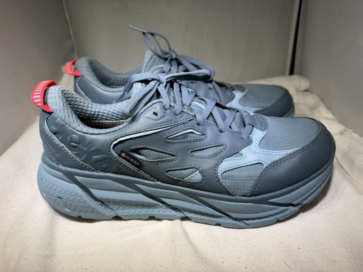 Hoka Hoka Clifton L GTX Waterproof Blue Gray Women's 10 Cushioned Size US 10 / IT 40 - 3 Thumbnail