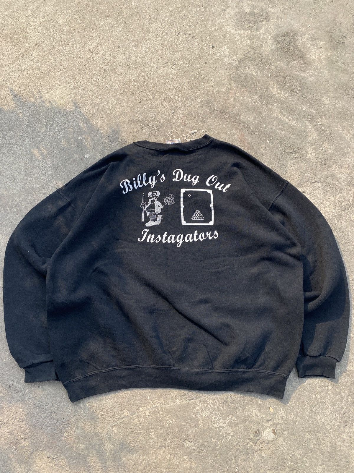 Lee × Vintage Vintage Sunfaded thrashed Lee Sweatshirt Size US XL / EU 56 / 4 - 1 Thumbnail