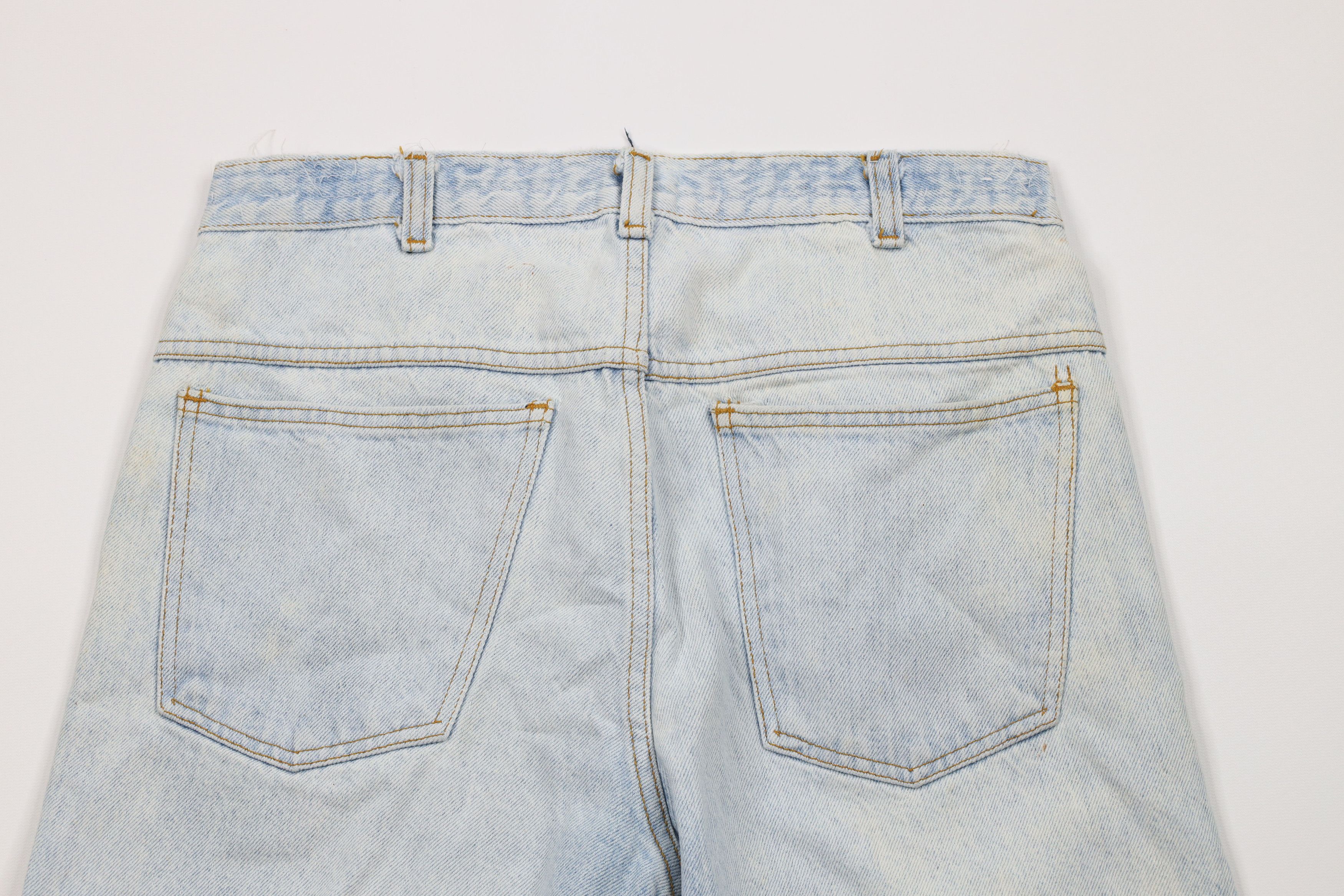 Vintage Vintage 70s Streetwear Wide Leg Flared Denim Jeans Blue USA Size US 32 / EU 48 - 12 Thumbnail