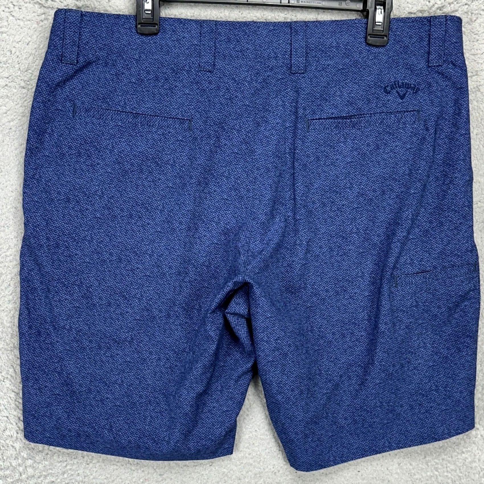 Callaway Callaway Mens Chino Golf Shorts 38 Blue Performance Tech Stretch Pocket Comfort Outdoor Casual Golfing Mens 38 Blue Short(s) Regular Inseam 9 Size US 38 / EU 54 - 2 Thumbnail