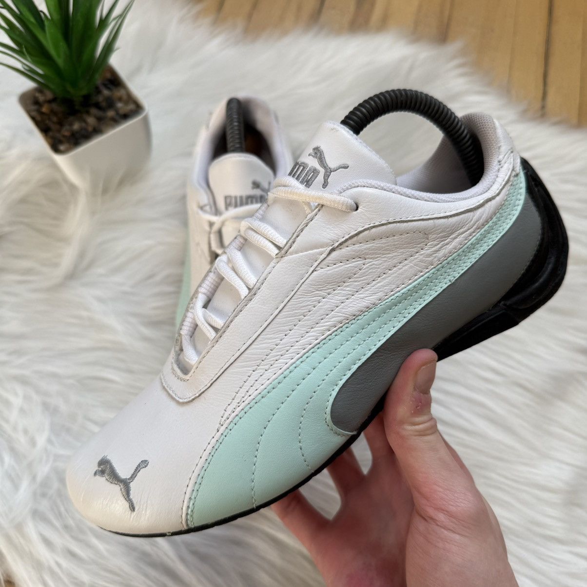 Puma 📌 Vintage Y2K Crazy Puma SpeedCat Leather 00’s Sneakers Size US 6.5 / IT 36.5 - 12 Thumbnail