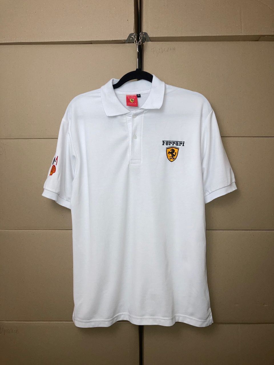 Ferrari VINTAGE SHELL HELIX FERRARI POLO SHIRT RACING FORMULA 1 Y2K Size US XL / EU 56 / 4 - 1 Thumbnail