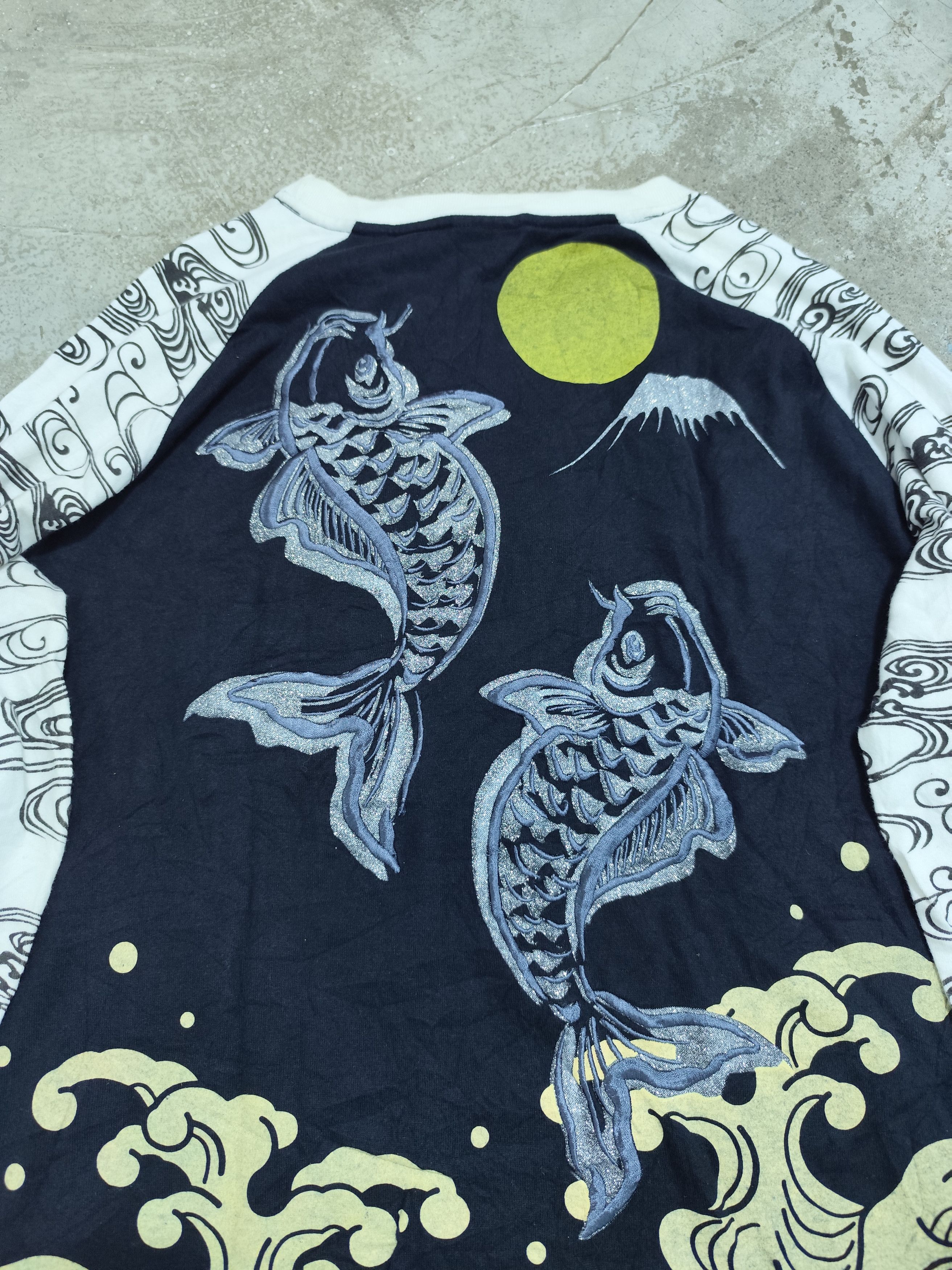 Karakuri Tamashii Sukajan shirt embroid japanese koi fish Size US L / EU 52-54 / 3 - 6 Thumbnail