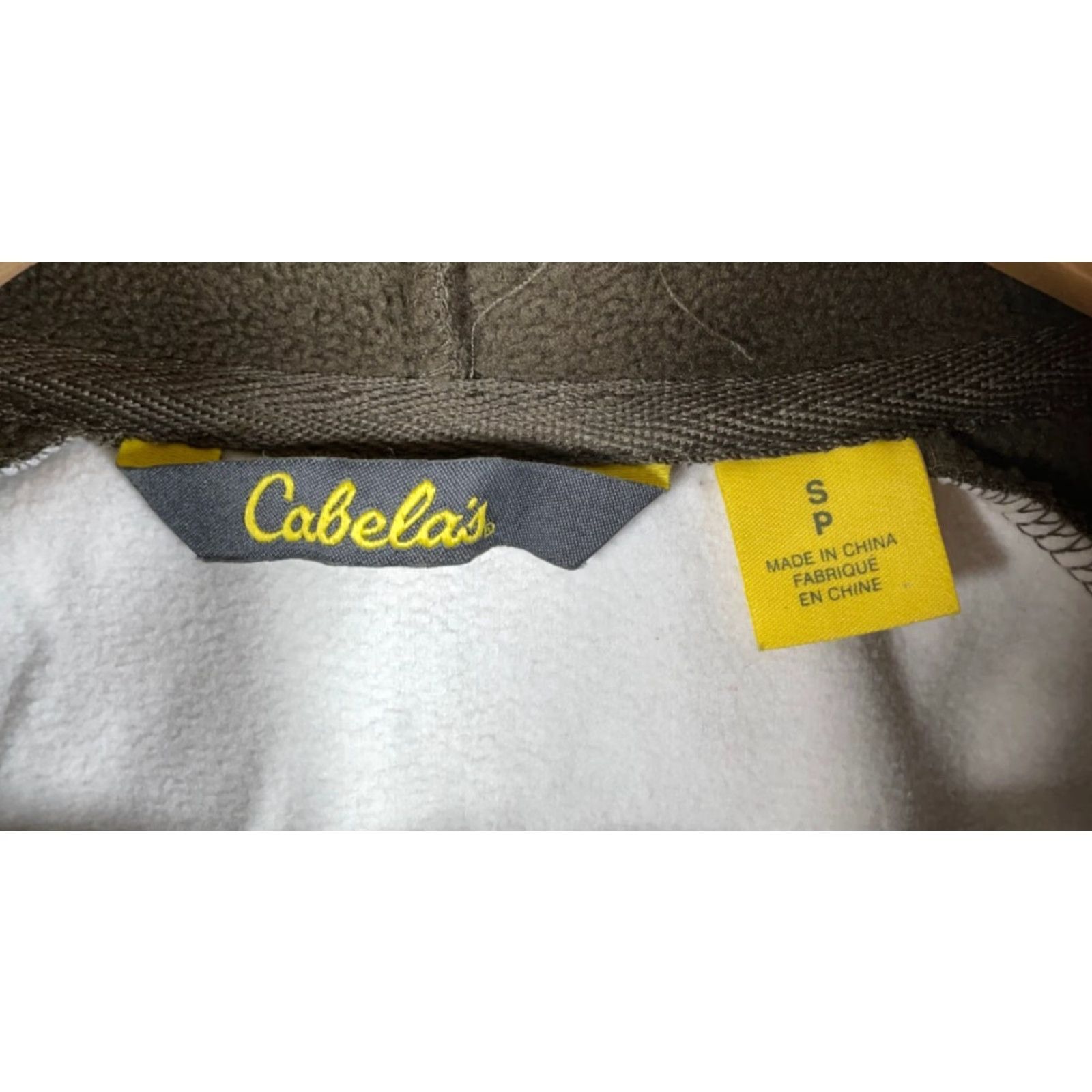 Vintage Cabela's Camouflage Hoodie Men's Small Brown Pullover Sweatshirt Polyester Size US S / EU 44-46 / 1 - 3 Thumbnail
