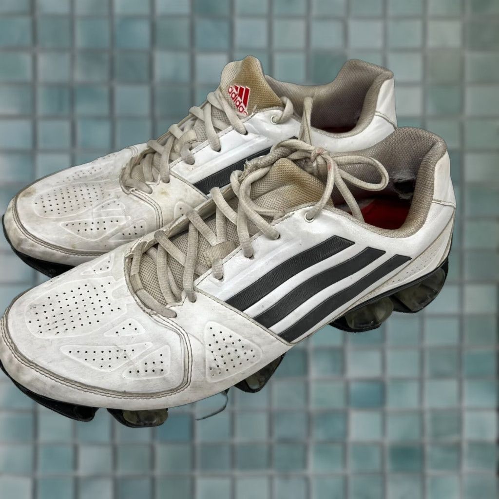 Adidas Adidas Bounce RAVA Sneakers Men Size 11 White Athletic Casual 2014 D66163 Size US 11 / EU 44 - 1 Thumbnail