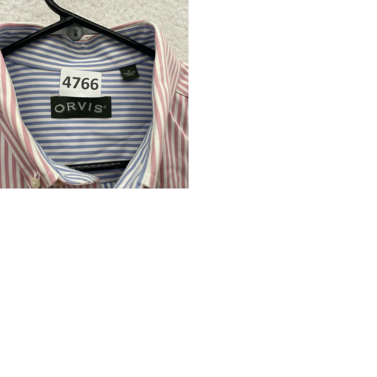 Orvis Orvis Button-Up Shirt Mens M Pink White Striped Wrinkle Free Button-Down Casual Business Size US M / EU 48-50 / 2 - 9 Thumbnail