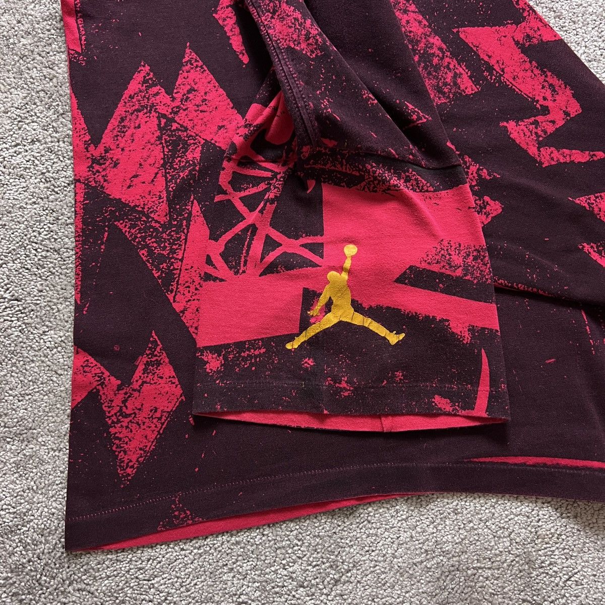 Nike Vintage T-shirt Nike Jordan Dunk AOP Single Stitch Size US L / EU 52-54 / 3 - 7 Thumbnail