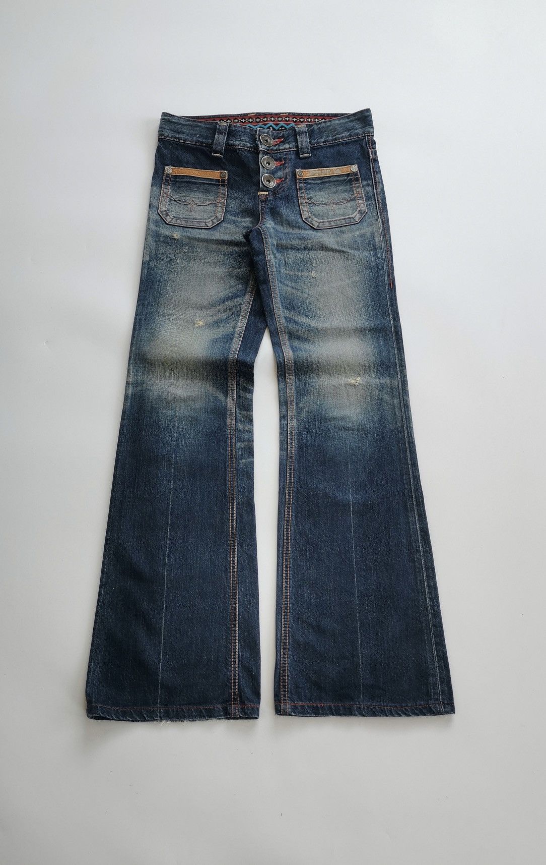 Edwin Edwin Bootcut Bush Denim Jeans Size 28" / US 6 / IT 42 - 1 Thumbnail