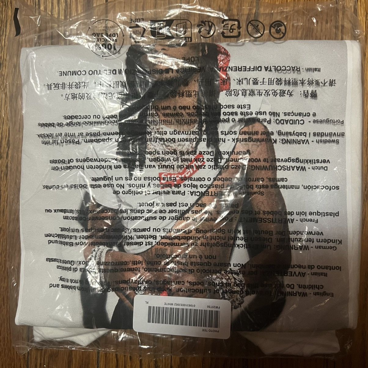 Supreme In Hand Supreme Playboi Carti Photo Tee White Size XL Size US XL / EU 56 / 4 - 4 Thumbnail