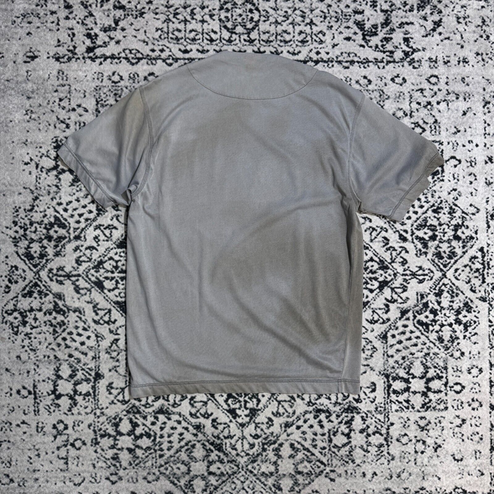 Diesel × Vintage Vintage Diesel Gray Cotton T-Shirt Size XL Archive Washed Size US XL / EU 56 / 4 - 9 Thumbnail