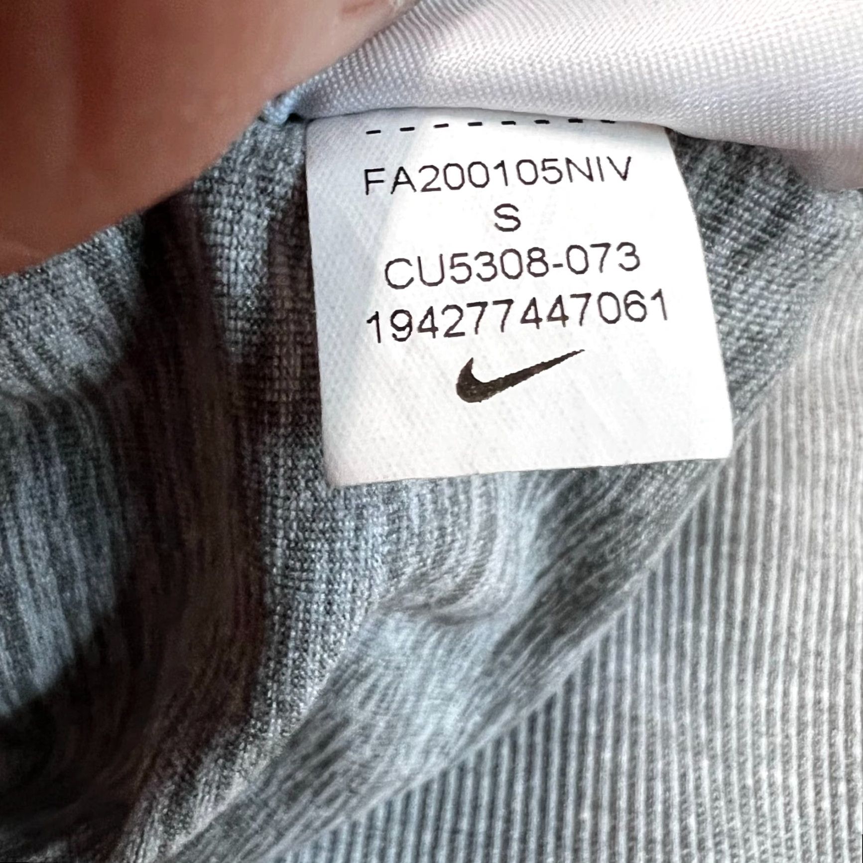 Nike Nike Dry-Fit Cowl Neck Sweatshirt Womens Size S Gray Long Sleeve Size S / US 4 / IT 40 - 7 Thumbnail