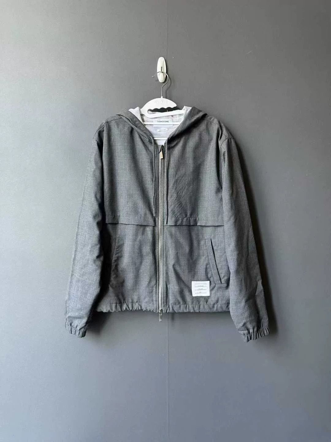 Thom Browne Thom Browne Wool Hooded Parka w/ Back Stripes Size US S / EU 44-46 / 1 - 1 Thumbnail
