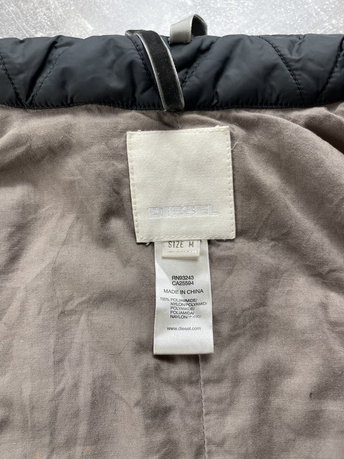 Diesel Diesel Padded Nylon Minimalist MultiPockets Jacket Black Size US M / EU 48-50 / 2 - 15 Thumbnail