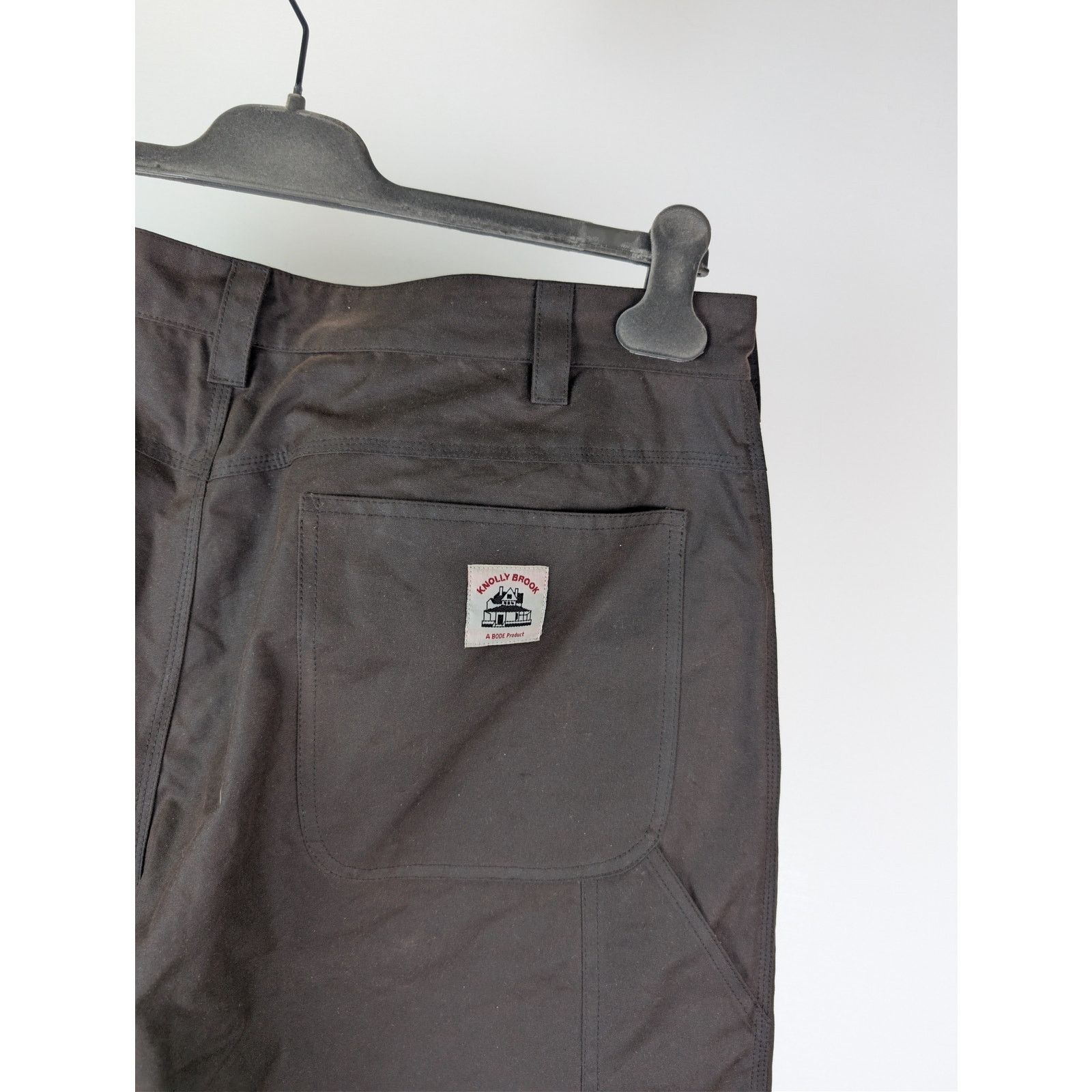 Bode o1rshd1 Waxed Cotton Knolly Brook Trousers in Brown Size US 38 / EU 54 - 14 Thumbnail