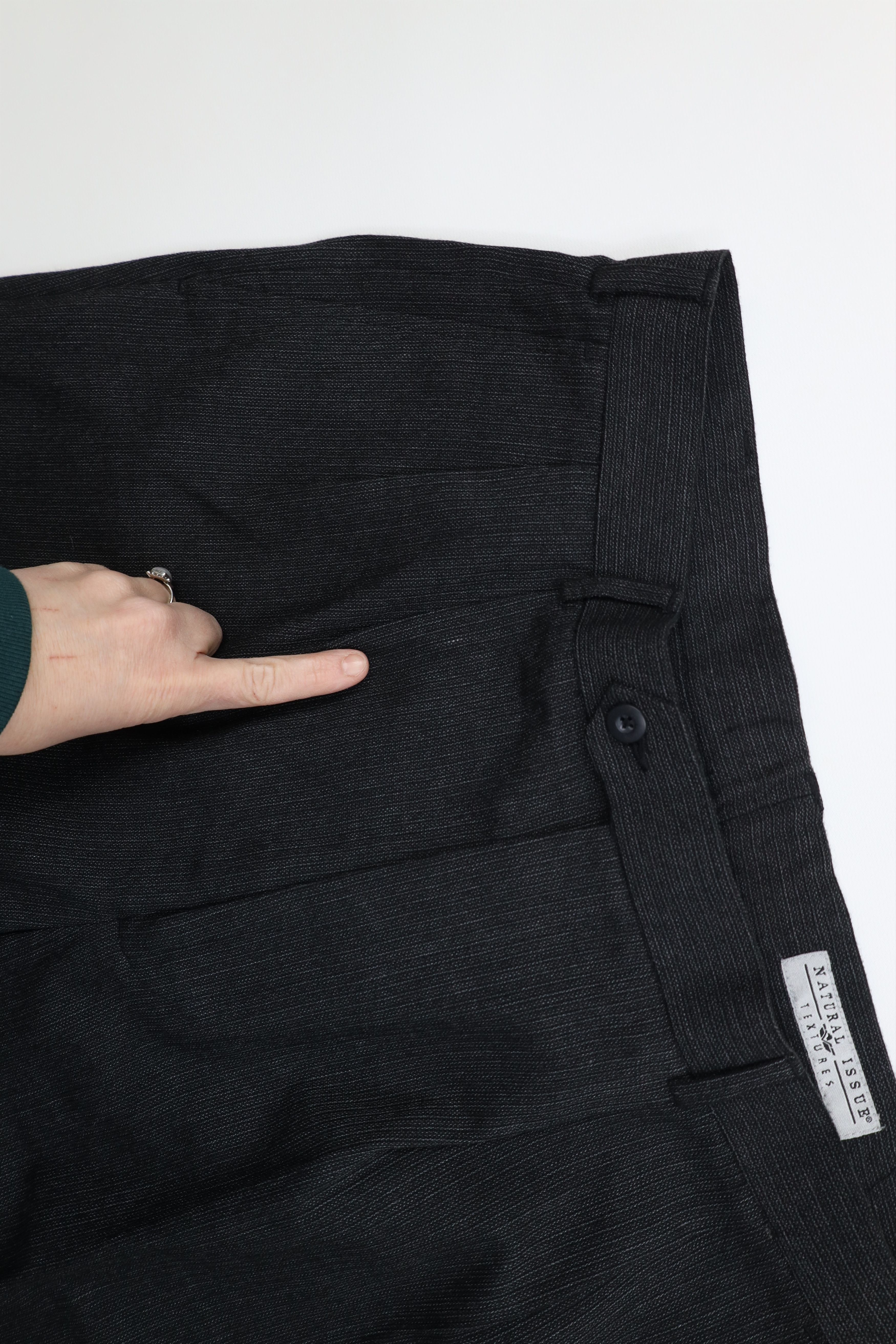Vintage Vintage 90s Streetwear Rayon Gabardine Wide Leg Chino Pants Size US 34 / EU 50 - 5 Thumbnail