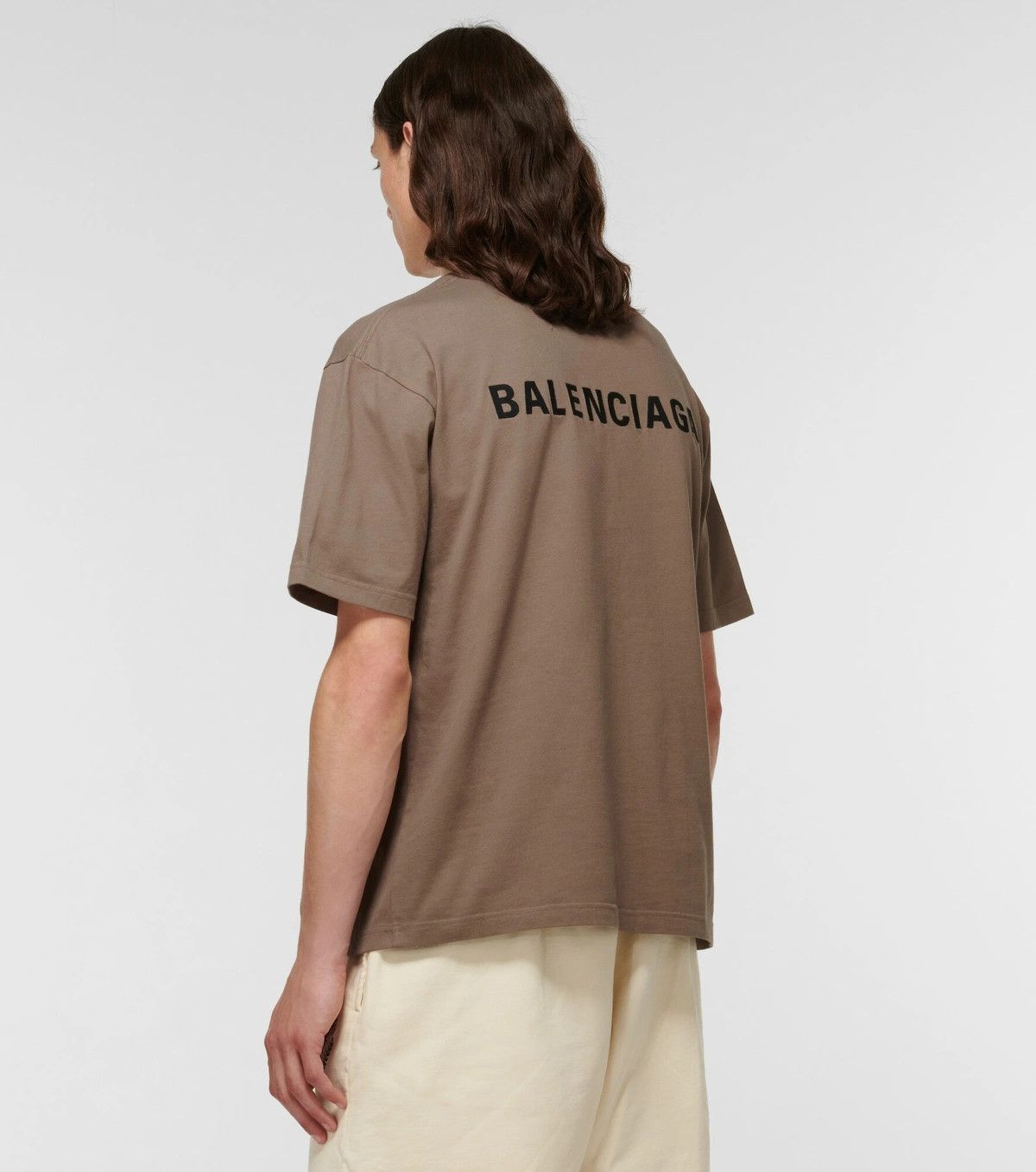 Balenciaga Balenciaga SS22 Knit Crew-Neck Embroidered Logo T-Shirt S Size US S / EU 44-46 / 1 - 2 Thumbnail