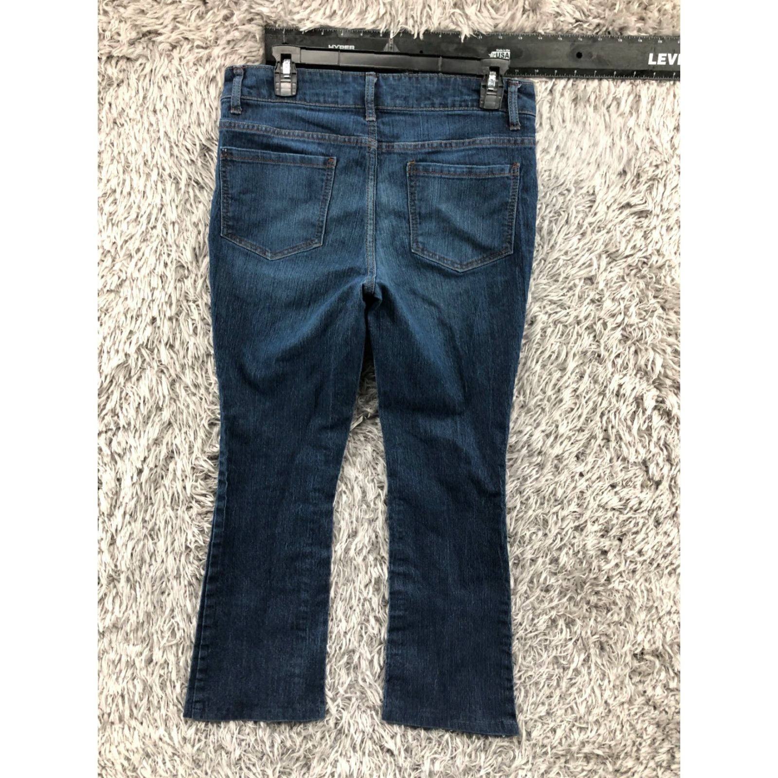 Faded Glory Faded Glory Jeans Bootcut Womens Medium Blue Size 8 Regular 27in Inseam Denim Cotton Pocket Zipper Belt Loops 5-Pocket Size 30" / US 8 / IT 44 - 6 Thumbnail