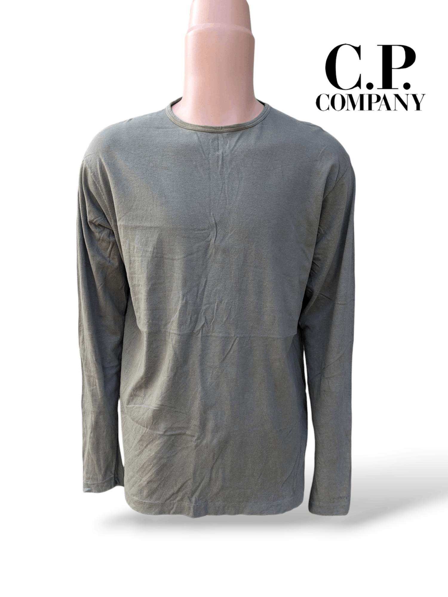 image of C P Company x Massimo Osti C.p. Company Long Sleeve in Green, Men's (Size XL)