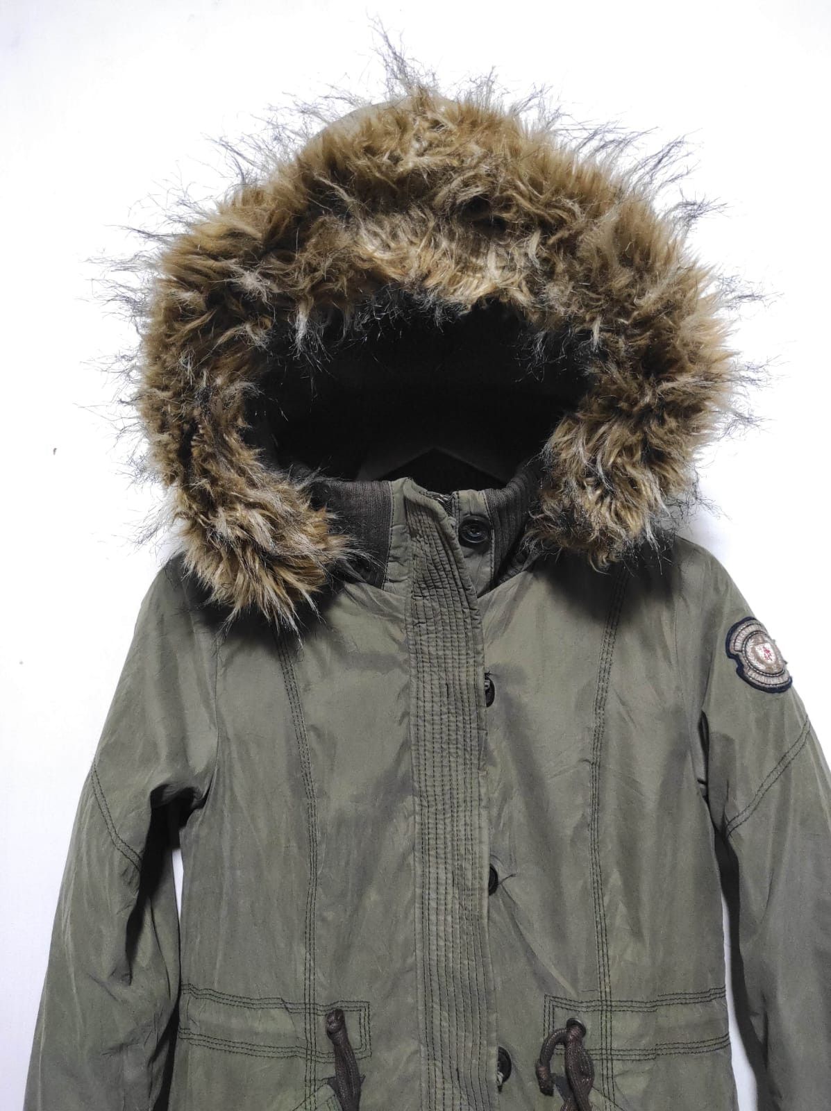 Abercrombie & Fitch Abercrombie & Fitch zip fur hoodie parka jacket LGB style Size XS / US 0-2 / IT 36-38 - 3 Thumbnail