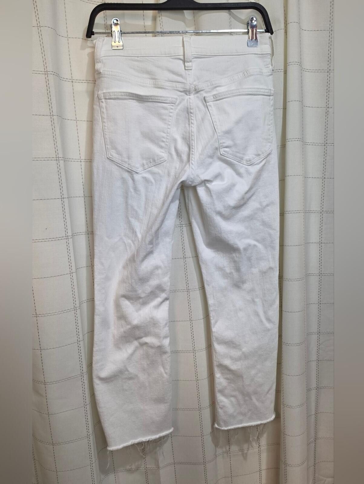 J.Crew J Crew Flare crop white jean in signature stretch- 27 Size 27" / US 4 / IT 40 - 3 Thumbnail