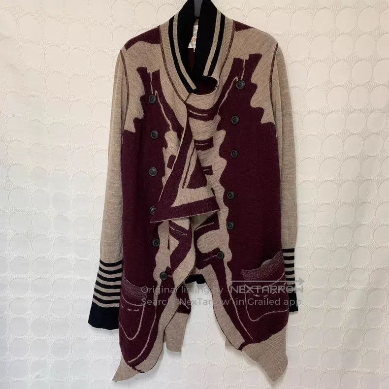 Vivienne Westwood Vivienne Westwood Napoleon Print Knit Cardigan Size M / US 6-8 / IT 42-44 - 4 Thumbnail