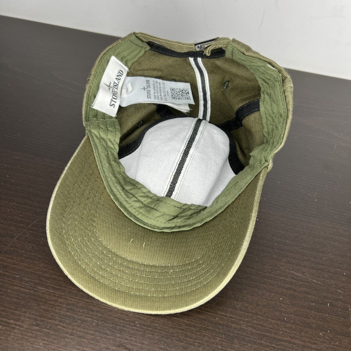 Stone Island Stone Island Khaki Green Cap Hat Big Logo Wind Rose Size ONE SIZE - 6 Thumbnail